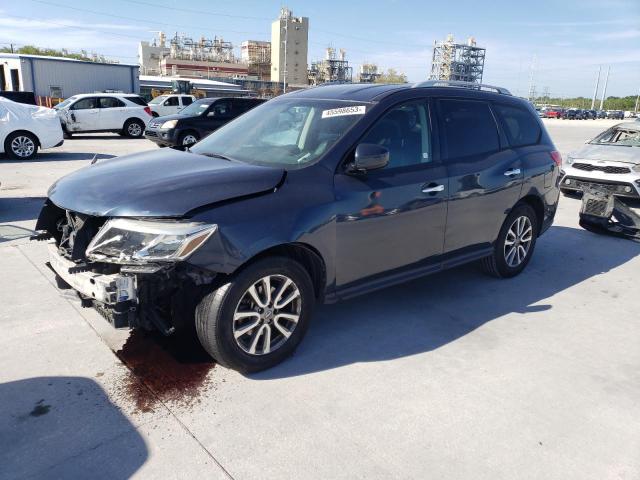 5N1AR2MN7EC731778 - 2014 NISSAN PATHFINDER S 蓝色 照片 1