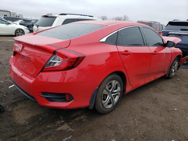 2HGFC2F58HH500996 - 2017 HONDA CIVIC LX RED photo 3