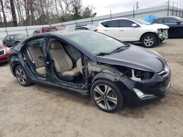 KMHDH4AH2EU127950 - 2014 HYUNDAI ELANTRA SE BLACK photo 4