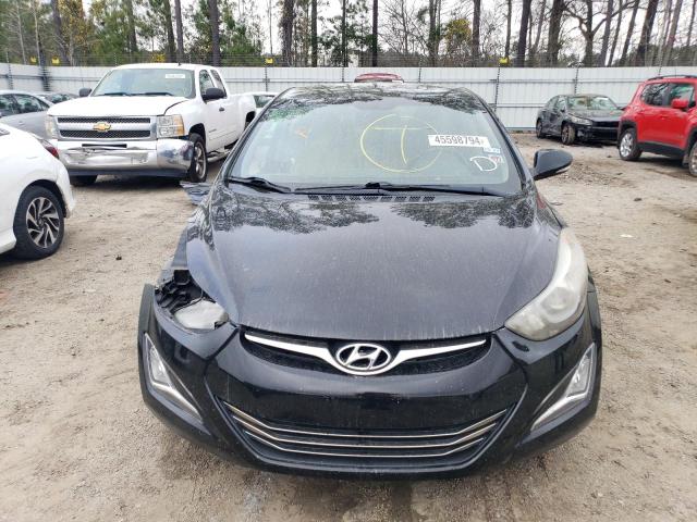 KMHDH4AH2EU127950 - 2014 HYUNDAI ELANTRA SE BLACK photo 5