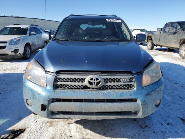 JTMBK31V685056991 - 2008 TOYOTA RAV4 LIMITED BLUE photo 5