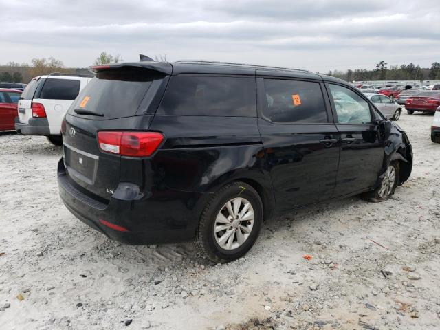 KNDMB5C17F6044693 - 2015 KIA SEDONA LX BLACK photo 3