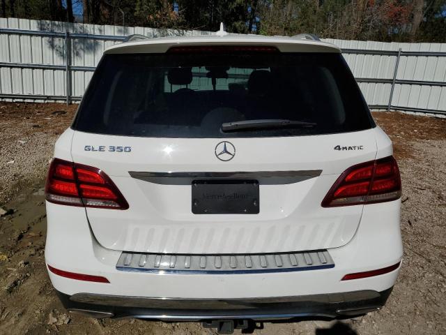 4JGDA5HB9HA828535 - 2017 MERCEDES-BENZ GLE 350 4MATIC WHITE photo 6