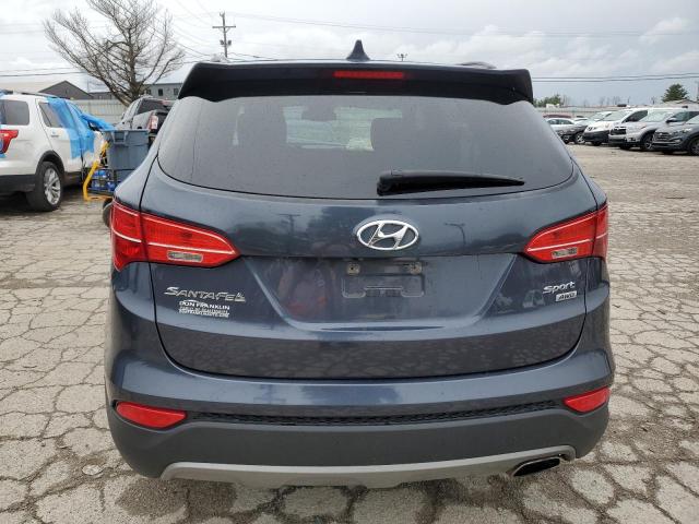 5XYZUDLB3FG262940 - 2015 HYUNDAI SANTA FE S BLUE photo 6