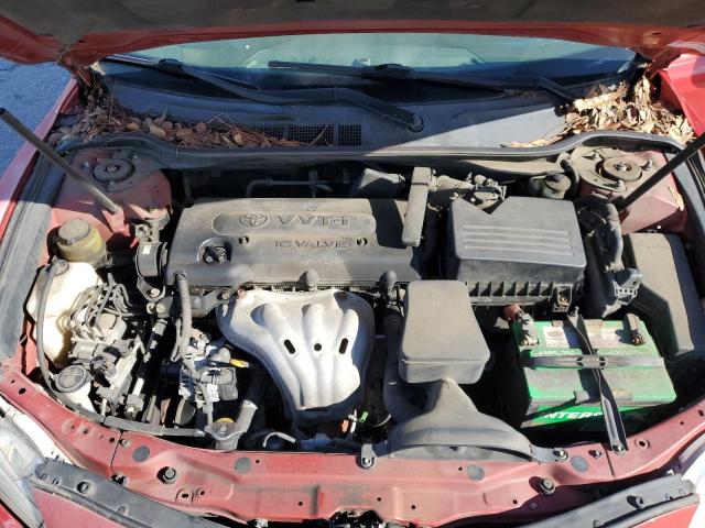 4T1BE46K19U271404 - 2009 TOYOTA CAMRY BASE BURGUNDY photo 11