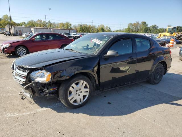 1C3CDZAB8CN294362 - 2012 DODGE AVENGER SE BLACK photo 1