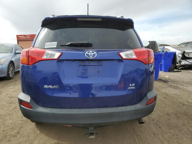 2T3BFREV3FW338710 - 2015 TOYOTA RAV4 LE BLUE photo 6