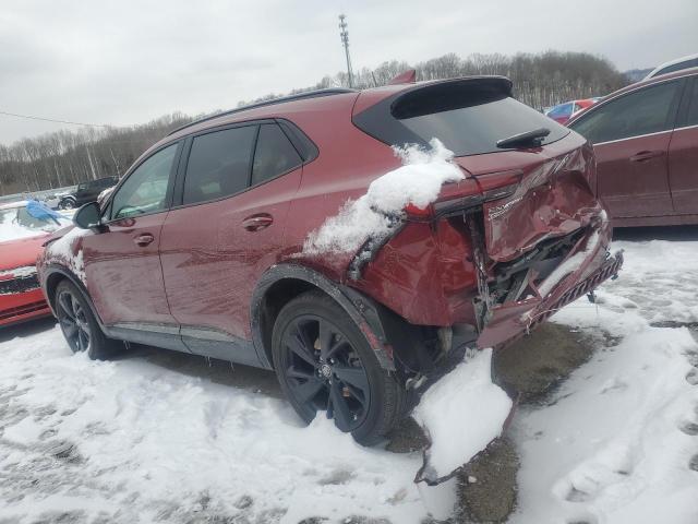 LRBFZNR48ND030283 - 2022 BUICK ENVISION ESSENCE Բորդո լուսանկար 2