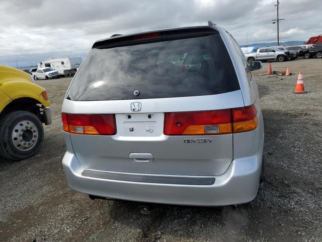 2HKRL186X2H550857 - 2002 HONDA ODYSSEY EX SILVER photo 6