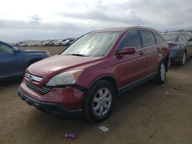 JHLRE487X7C090433 - 2007 HONDA CR-V EXL MAROON photo 1