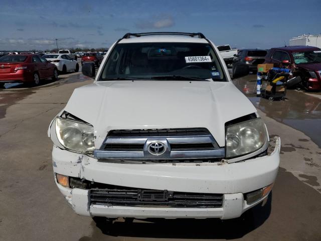 JTEZU14RX38000499 - 2003 TOYOTA 4RUNNER SR5 WHITE photo 5