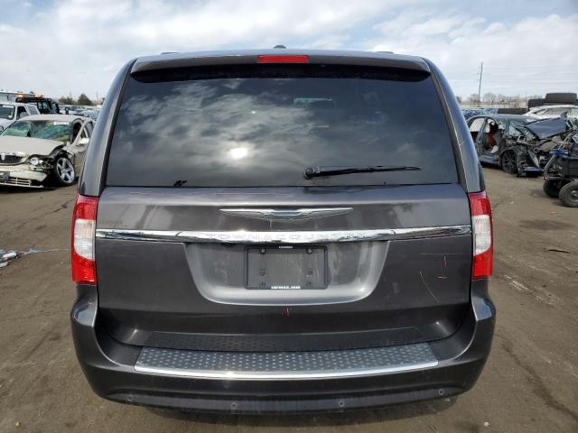 2C4RC1CG5GR253750 - 2016 CHRYSLER TOWN & COU TOURING L GRAY photo 6