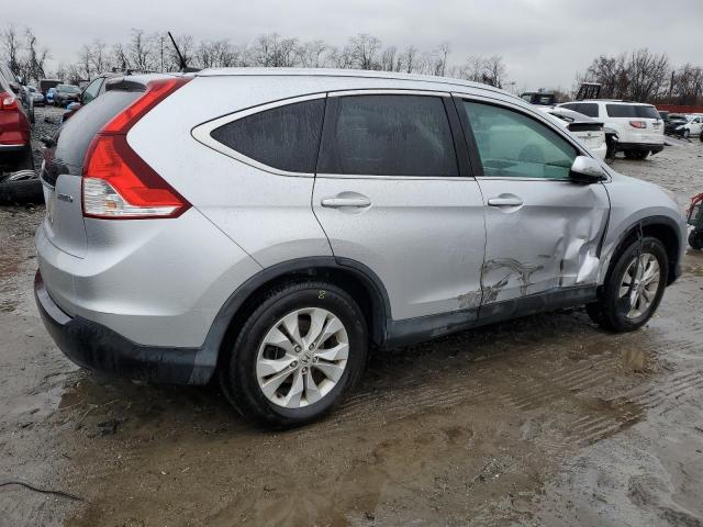 2HKRM4H71EH709096 - 2014 HONDA CR-V EXL SILVER photo 3