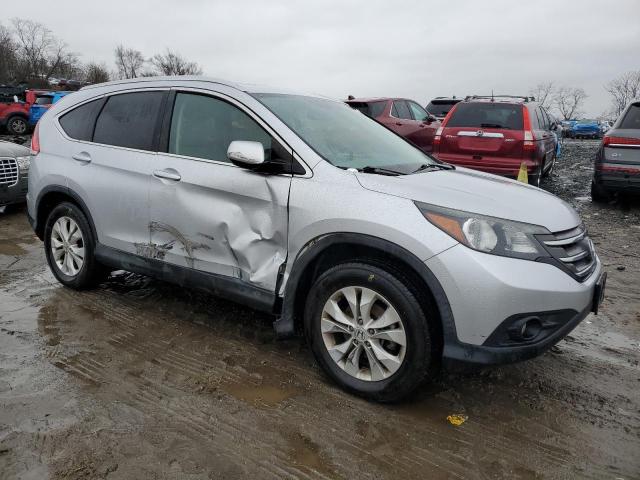 2HKRM4H71EH709096 - 2014 HONDA CR-V EXL SILVER photo 4