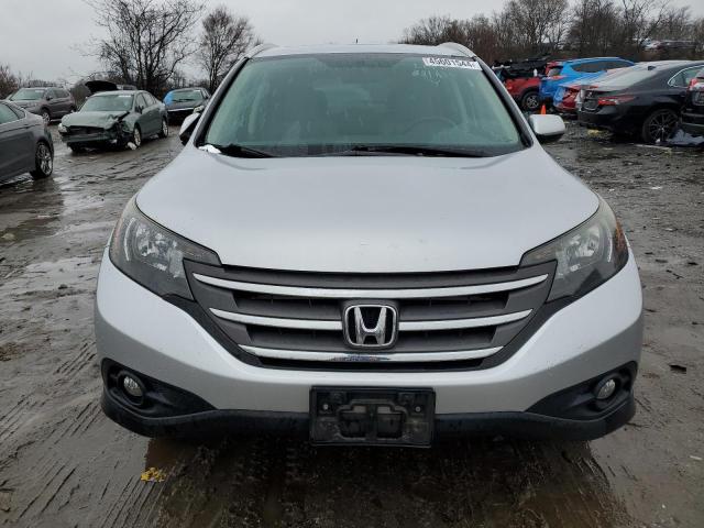 2HKRM4H71EH709096 - 2014 HONDA CR-V EXL SILVER photo 5