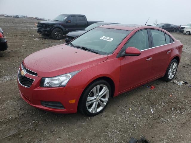 1G1PH5S93B7154365 - 2011 CHEVROLET CRUZE LTZ RED photo 1