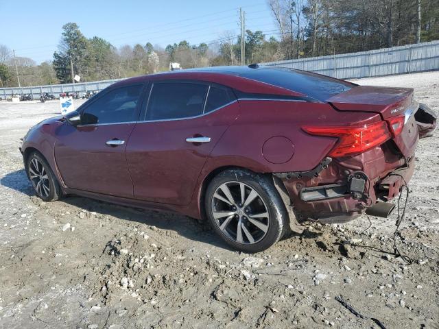 1N4AA6AP6HC377707 - 2017 NISSAN MAXIMA 3.5S RED photo 2