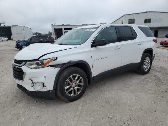 1GNERFKW4JJ107636 - 2018 CHEVROLET TRAVERSE LS WHITE photo 1