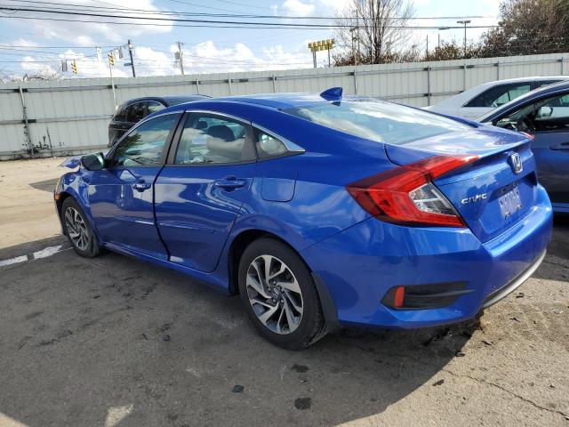 19XFC2F79JE018054 - 2018 HONDA CIVIC EX BLUE photo 2