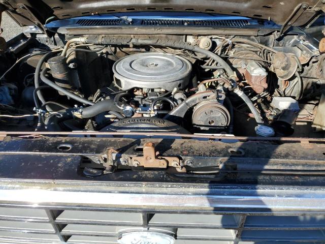 1FTHF26L3FPB11317 - 1985 FORD F250 BLACK photo 11