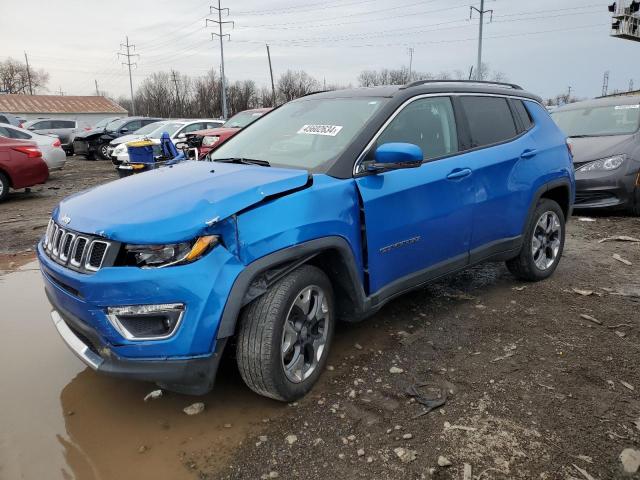 3C4NJDCB9MT550619 - 2021 JEEP COMPASS LIMITED BLUE photo 1