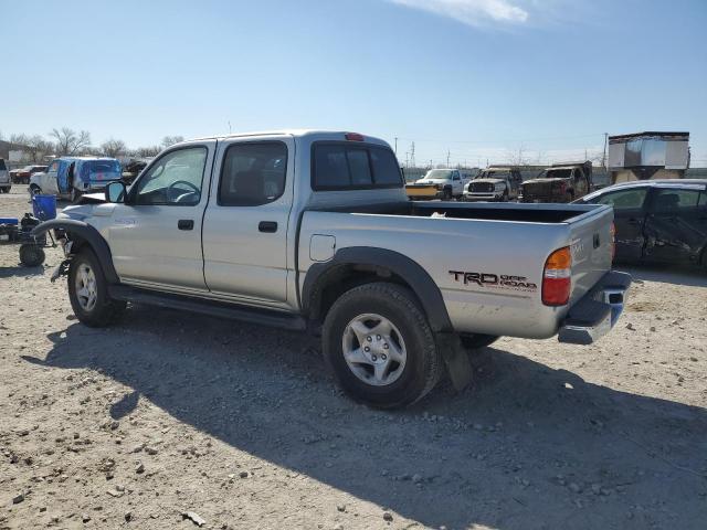 5TEGN92N23Z188389 - 2003 TOYOTA TACOMA DOUBLE CAB PRERUNNER SILVER photo 2