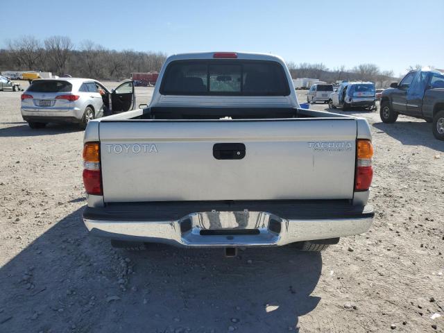 5TEGN92N23Z188389 - 2003 TOYOTA TACOMA DOUBLE CAB PRERUNNER SILVER photo 6