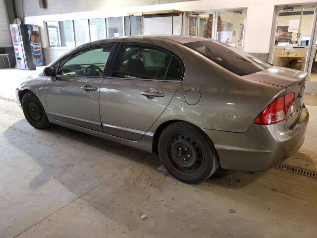 JHMFA16597S000317 - 2007 HONDA CIVIC LX GRAY photo 2