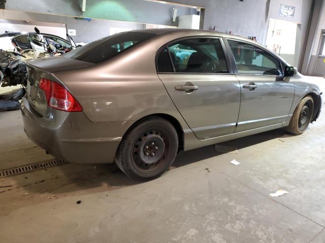 JHMFA16597S000317 - 2007 HONDA CIVIC LX GRAY photo 3