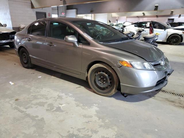 JHMFA16597S000317 - 2007 HONDA CIVIC LX GRAY photo 4