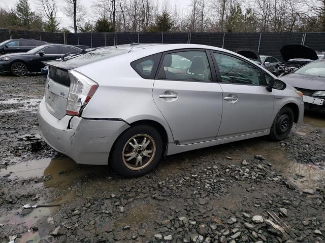 JTDKN3DU8A0195291 - 2010 TOYOTA PRIUS SILVER photo 3