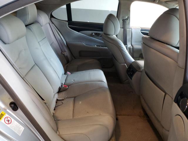 JTHBL46F375034920 - 2007 LEXUS LS 460 SILVER photo 10