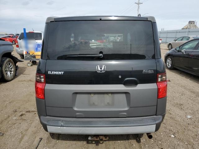 5J6YH28674L002052 - 2004 HONDA ELEMENT EX BLACK photo 6