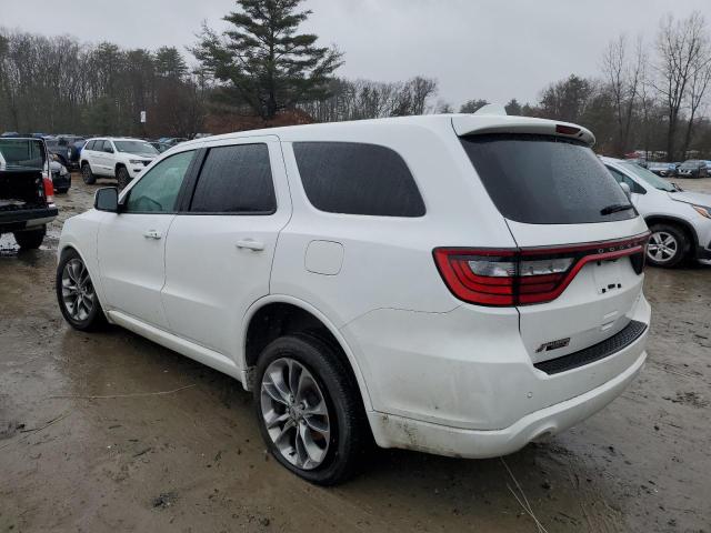 1C4RDJDG5KC605545 - 2019 DODGE DURANGO GT WHITE photo 2