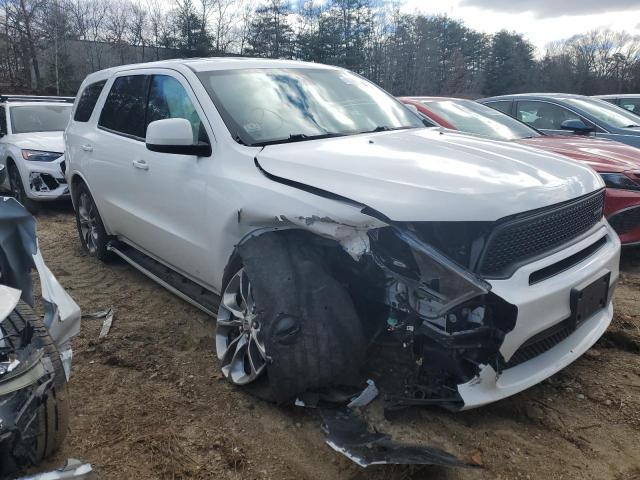 1C4RDJDG5KC605545 - 2019 DODGE DURANGO GT WHITE photo 4