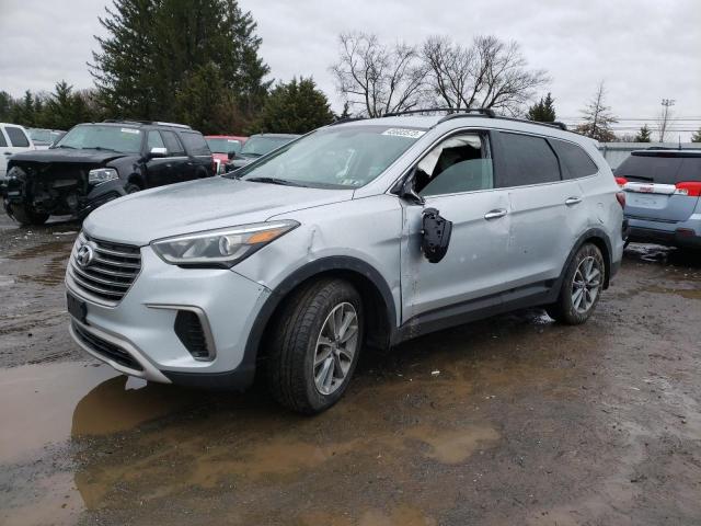 KM8SM4HF8JU272301 - 2018 HYUNDAI SANTA FE SE SILVER photo 1