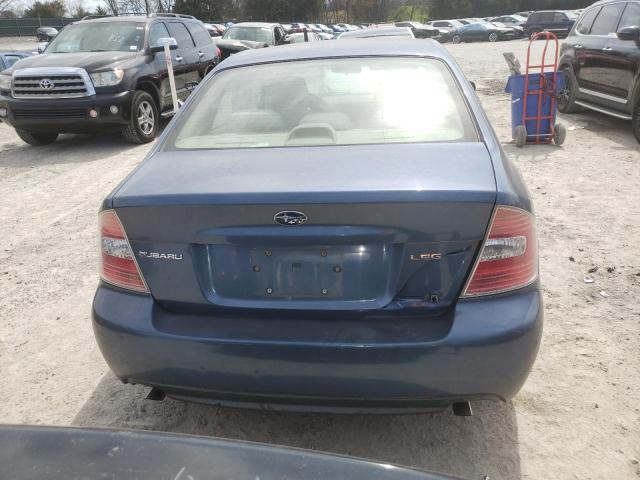 4S3BL626467208693 - 2006 SUBARU LEGACY 2.5I LIMITED BLUE photo 6