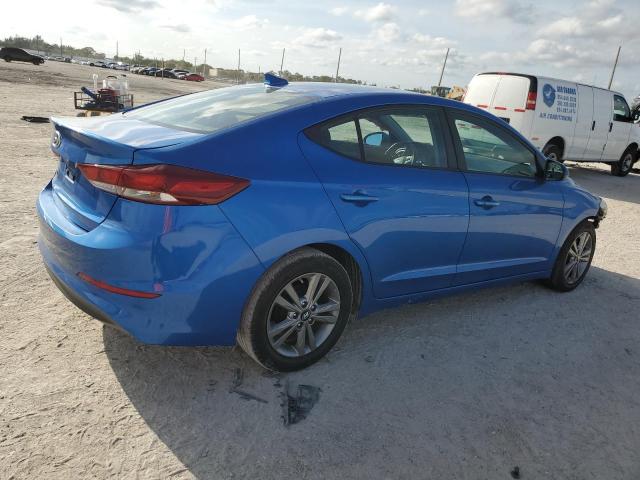 KMHD84LF2HU369556 - 2017 HYUNDAI ELANTRA SE BLUE photo 3