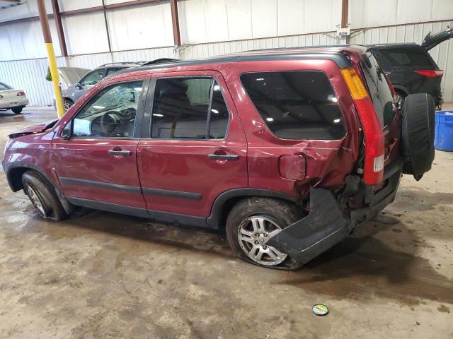 SHSRD78894U218548 - 2004 HONDA CR-V EX BURGUNDY photo 2