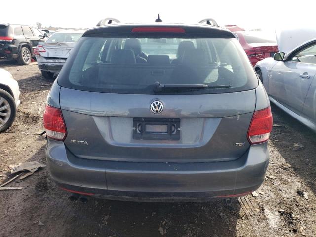 3VWML7AJ0EM628263 - 2014 VOLKSWAGEN JETTA TDI GRAY photo 6