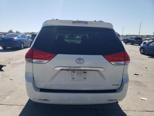 5TDYK3DC3CS254726 - 2012 TOYOTA SIENNA XLE WHITE photo 6