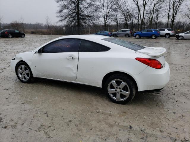 1G2ZH17N994157463 - 2009 PONTIAC G6 GT WHITE photo 2