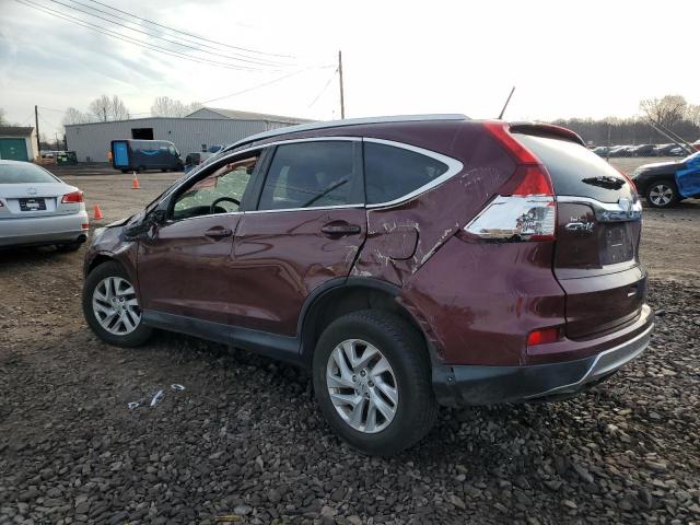 2HKRM4H78GH711429 - 2016 HONDA CR-V EXL BURGUNDY photo 2