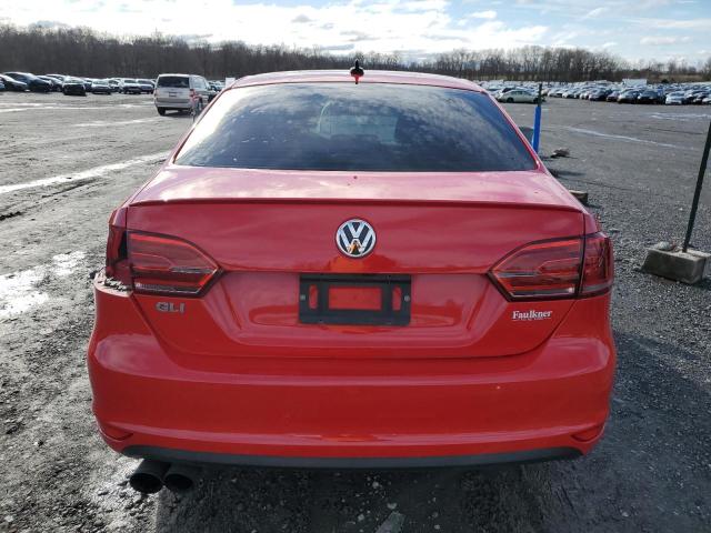 3VW5T7AJ3EM308262 - 2014 VOLKSWAGEN JETTA GLI RED photo 6