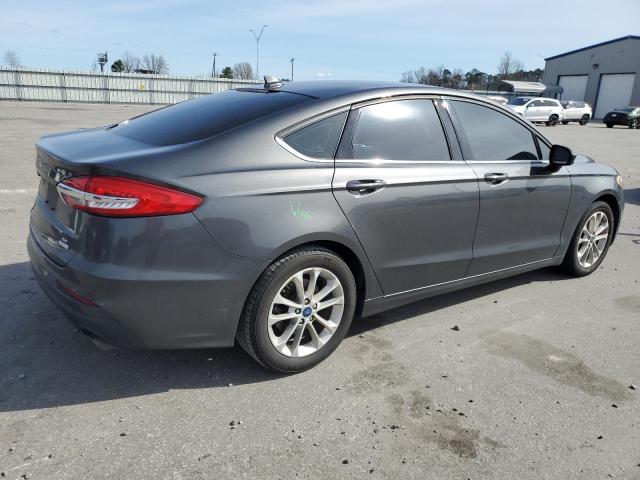 3FA6P0HD1KR213822 - 2019 FORD FUSION SE CHARCOAL photo 3