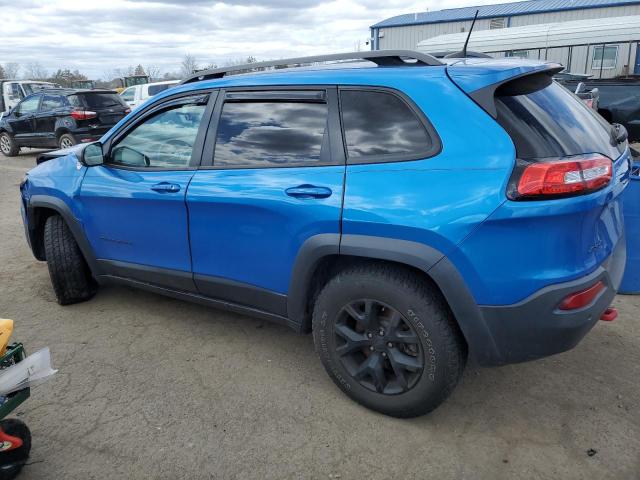 1C4PJMBB7JD527559 - 2018 JEEP CHEROKEE TRAILHAWK 蓝色 照片 2
