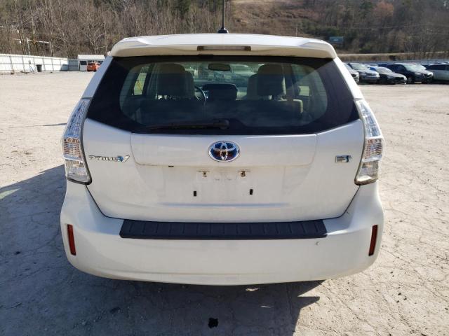 JTDZN3EU6E3327580 - 2014 TOYOTA PRIUS V WHITE photo 6