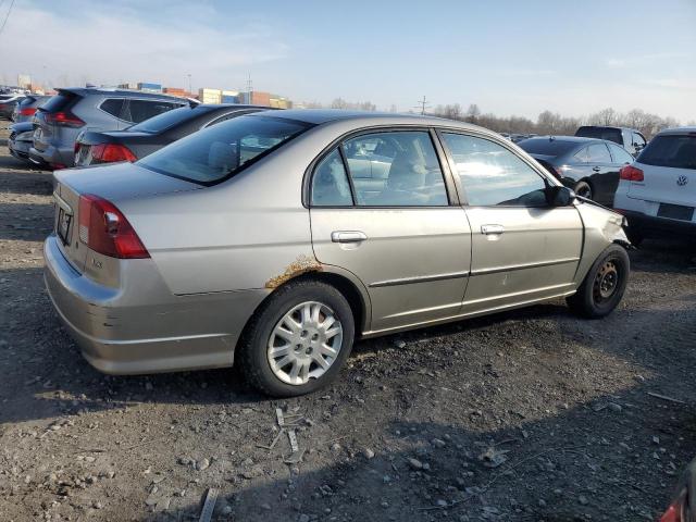 2HGES16524H640285 - 2004 HONDA CIVIC LX GOLD photo 3