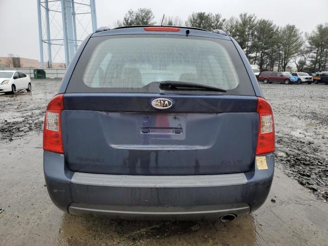 KNAFG526277102791 - 2007 KIA RONDO LX BLUE photo 6