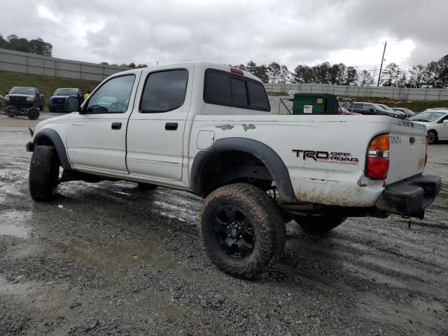 5TEGN92N12Z043097 - 2002 TOYOTA TACOMA DOUBLE CAB PRERUNNER WHITE photo 2